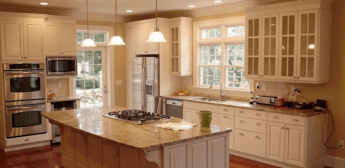 Custom cabinet door installation and kitchen upgrade in Worcester, MA