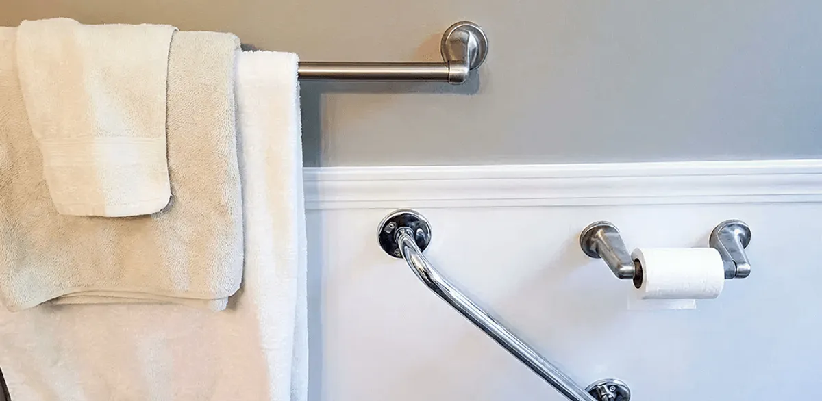 Bathroom grab bar installation for safety and accessibility in Worcester, MA