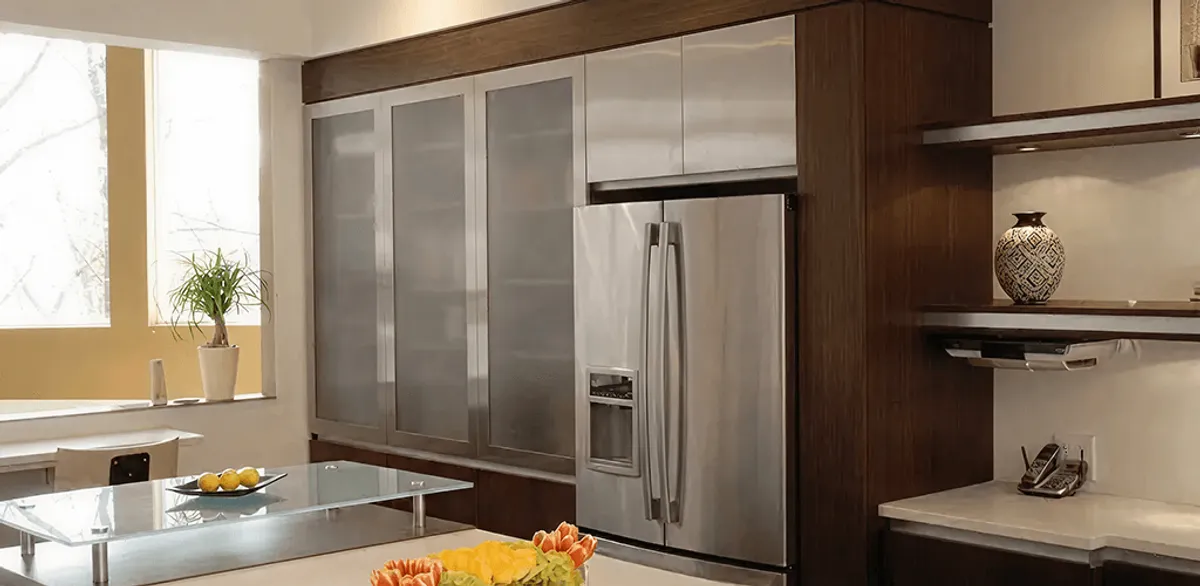 Cabinet door replacement and modern kitchen cabinet upgrade in Worcester, MA